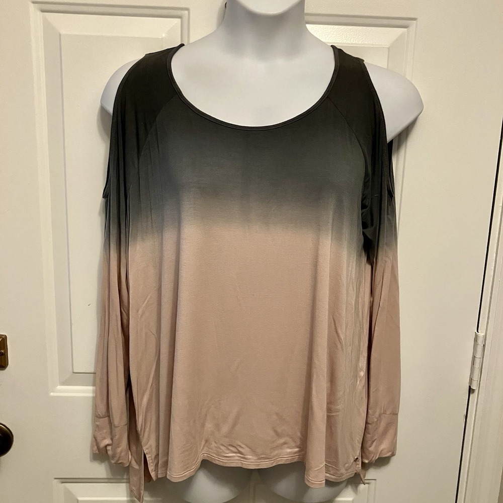 American Eagle Outfitters Soft & Sexy Women's Sz XL Gray Pink Long-Sleeve Shirt